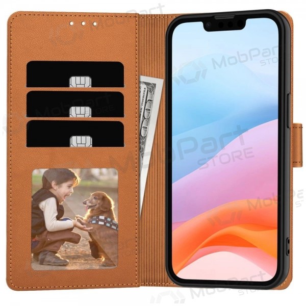 Obal Xiaomi Redmi 15C, Poco C85 - Fancy Wallet (hnědý)