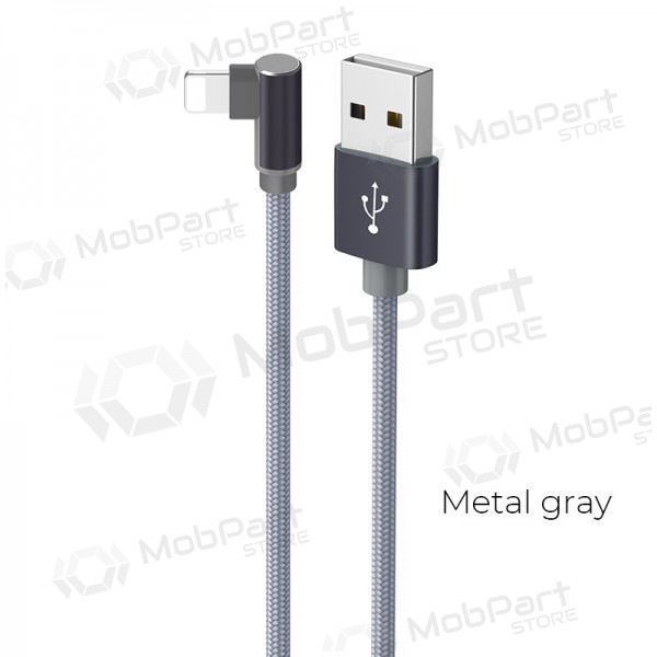 USB kabel Borofone BX26 Lightning 1.0m (šedá)