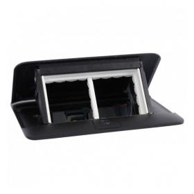 Įleidžiama modulinė dėžutė 4 mod. Legrand 654002 (černá, metalinė)