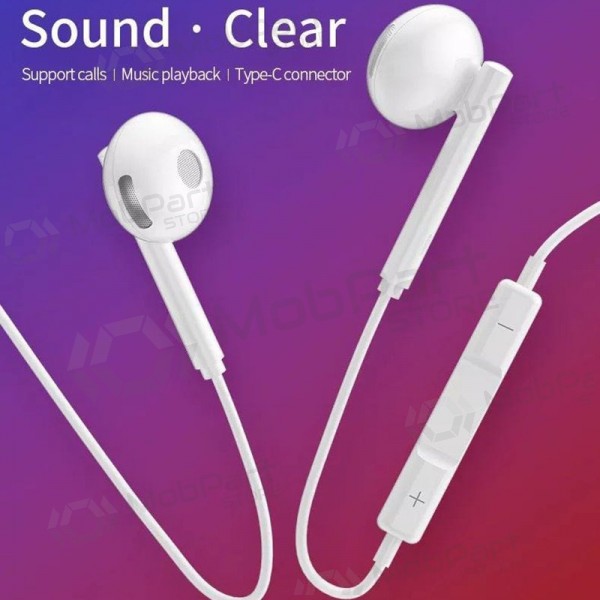 Handsfree HOCO L10 Type-C (bílý)