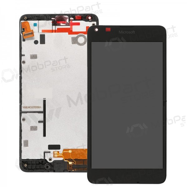 Microsoft (Nokia) Lumia 640 displej (s rámem) (černá) (použitý grade A, originál)