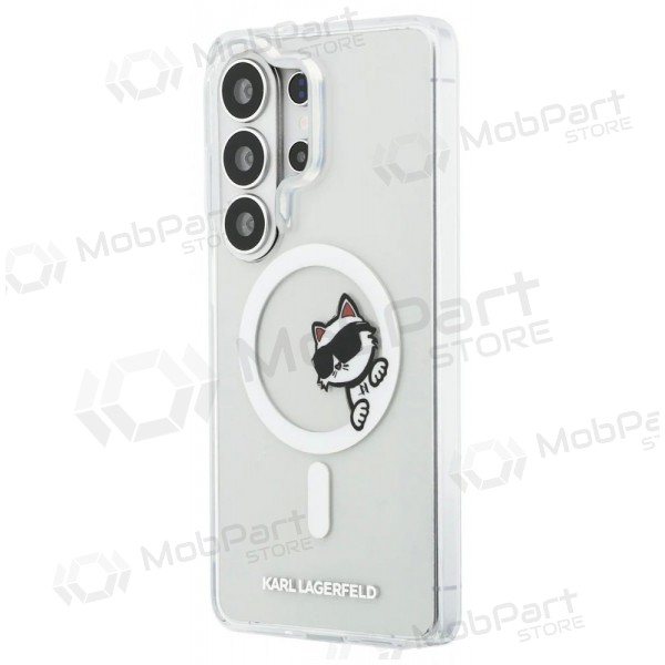 Samsung Galaxy S26 Ultra obal - Karl Lagerfeld IML Choupette Peekaboo Logo Magnetic (průhledný)