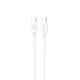 USB-C kabel Dudao L4C USB-C na USB-C 2 m 30 W bílý