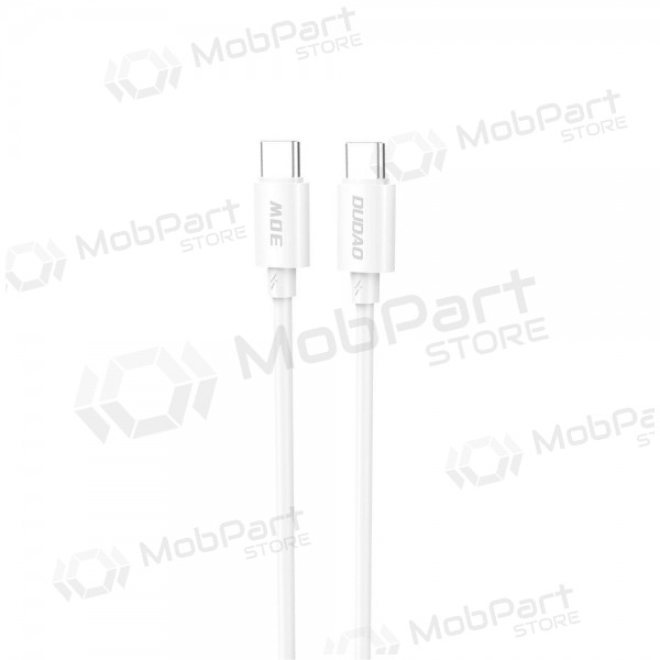 USB-C kabel Dudao L4C USB-C na USB-C 2 m 30 W bílý