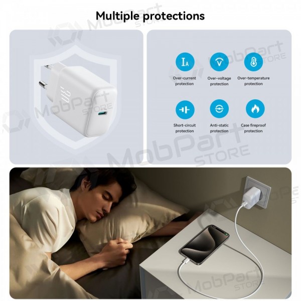 Nabíječka Joyroom JR-TCF24 USB-C PD30W bílý