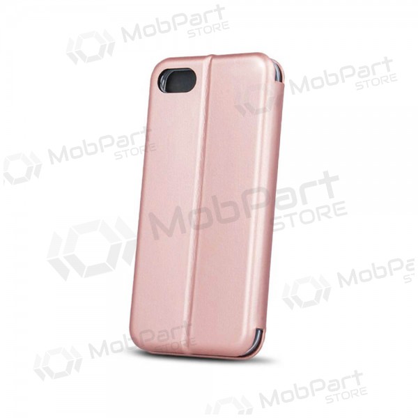 Obal Apple iPhone 11 -Book Elegance- (růžový / zlatý)