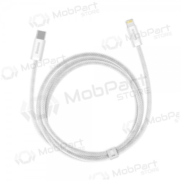 Kabel Baseus Dynamic USB-C - Lightning 20W 1.0m (bílý) CALD000002