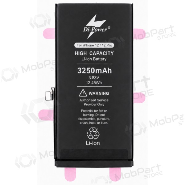 Baterie Apple iPhone 12 / 12 Pro, akumulátor Di-Power 3250 mAh (zvýšená kapacita)