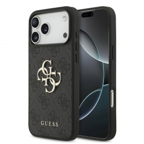 Obal Apple iPhone 17 Pro Max - Guess PU 4G Metal Logo