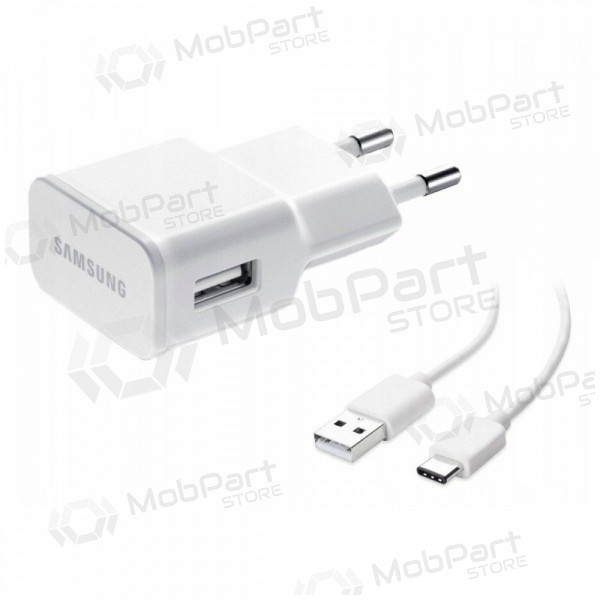 Nabíječka originál Samsung EP-TA200NWE 15W + Type-C kabel bílý