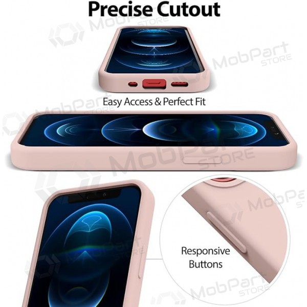 Obal Apple iPhone 11 Pro Mercury - Silicone Case (růžový písek)