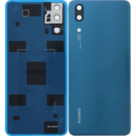 Huawei P20 zadní kryt baterie (modrý) (použitý grade B, originál)