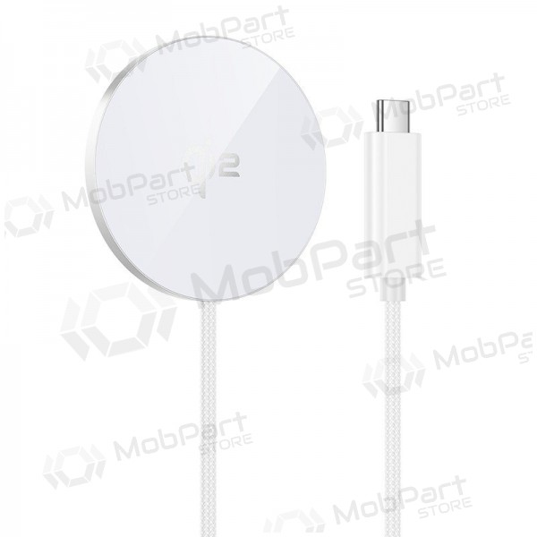 Bezdrátová nabíječka Hoco CW63 15 W Qi2 bílá