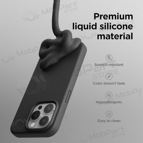 Obal Apple iPhone 16 Pro Max - Mag Silicone Case (tmavě fialový)