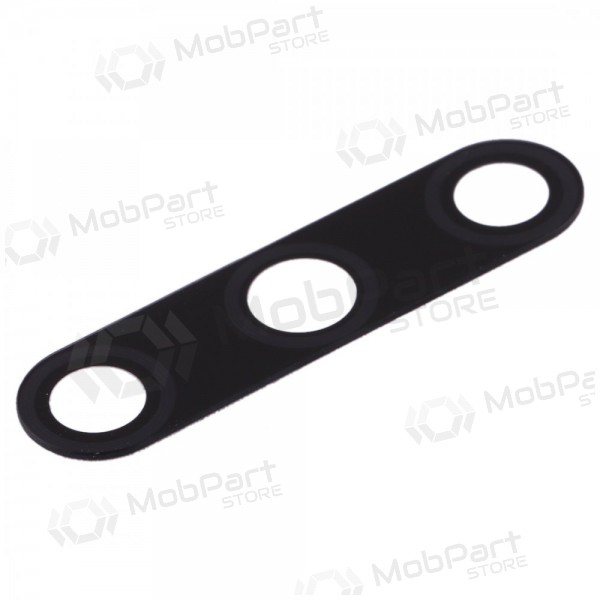 Huawei P40 Lite E sklo kamery (černá)