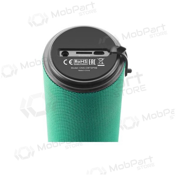 Bluetooth přenosný horní reproduktor CANYON CNS-CBTSP5 (MicroSD,AUX,BT V5.0,1200mAh) (zelený)
