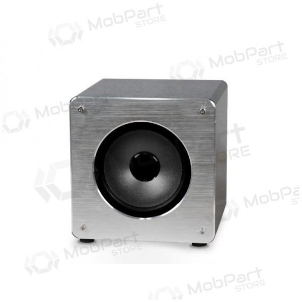 Bluetooth přenosný reproduktor OMEGA WOODEN OG60A (MicroSD, handsfree, AUX,FM) (šedá)