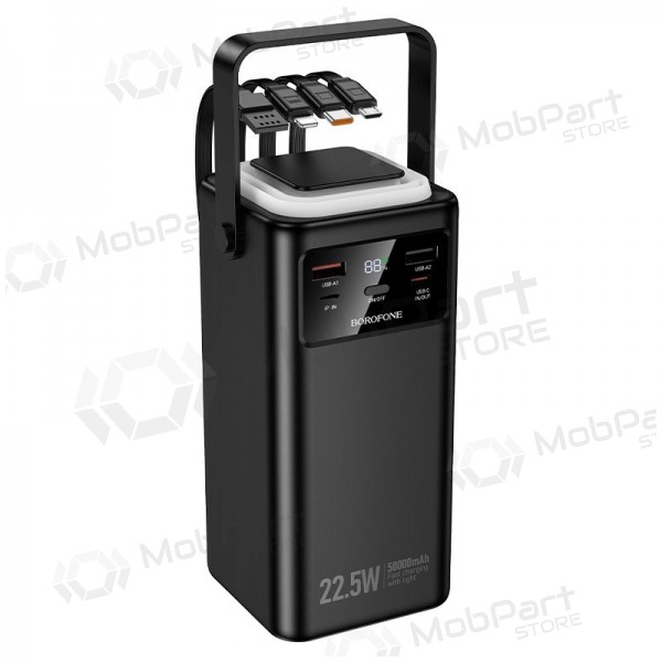 Externí baterie Power Bank Borofone BJ65A 22.5W 50000mAh černá