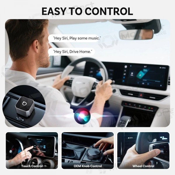 Bezdrátový adaptér CarPlay / Android Auto Ottocast Mini Cube CP88-T3 černý
