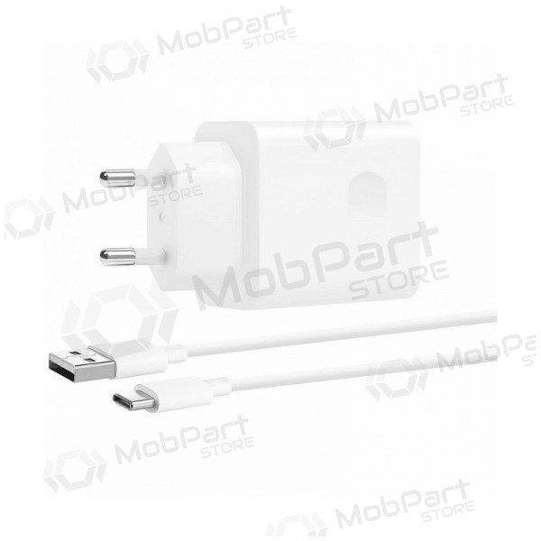 Nabíječka originál Huawei CP404B SuperCharge 22.5W + kabel Type-C 1m v balíčku bílý