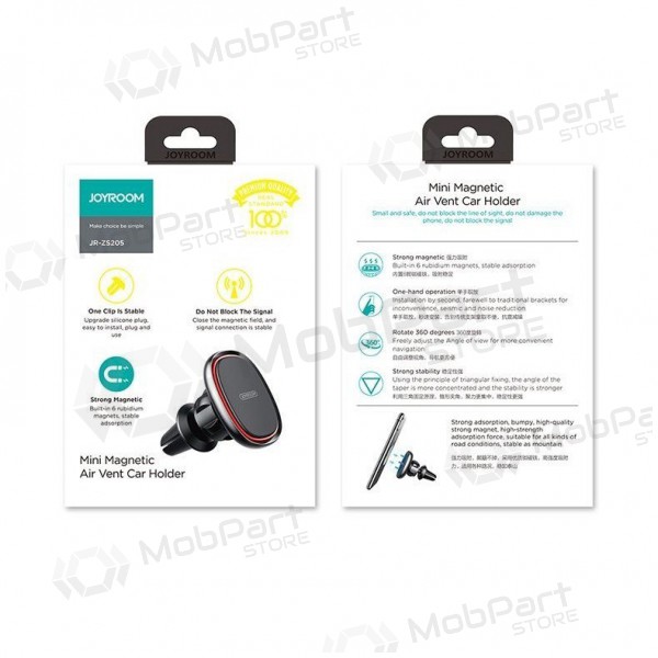 Držák telefonu do auta Joyroom JR-ZS205 (dashboard) magnetic černá