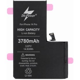 Baterie Apple iPhone 14 Pro, akumulátor Di-Power 3780 mAh (zvýšená kapacita)