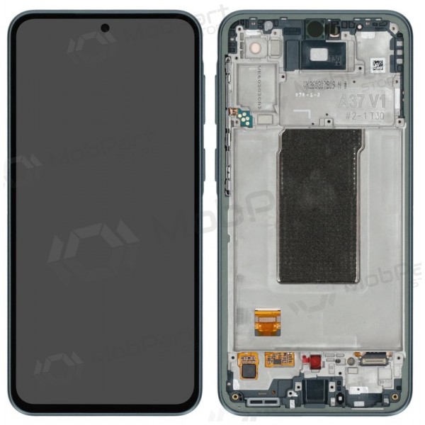Samsung Galaxy A37 5G displej (šedozelený) (s rámečkem) (originální)