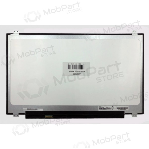 Matrica 17.3“ 1600x900 HD+, LED, SLIM, blizgi, 30pin (kairė), A+