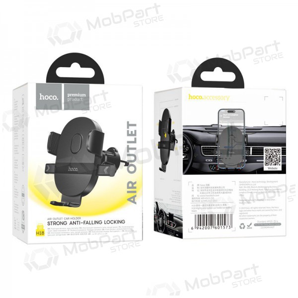 Držák telefonu do auta Hoco H18 černá