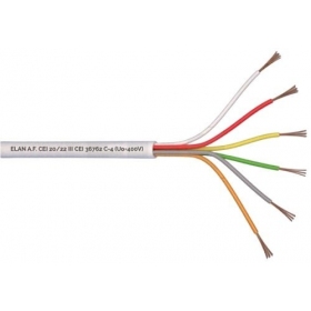 ELAN pocínovaný ochranný kabel 6x0.22 (500 m).