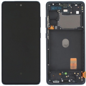 Ekranas Samsung G780/G781 S20 FE su lietimui jautriu stikliuku a rėmeliu Cloud Navy Oled (real size)