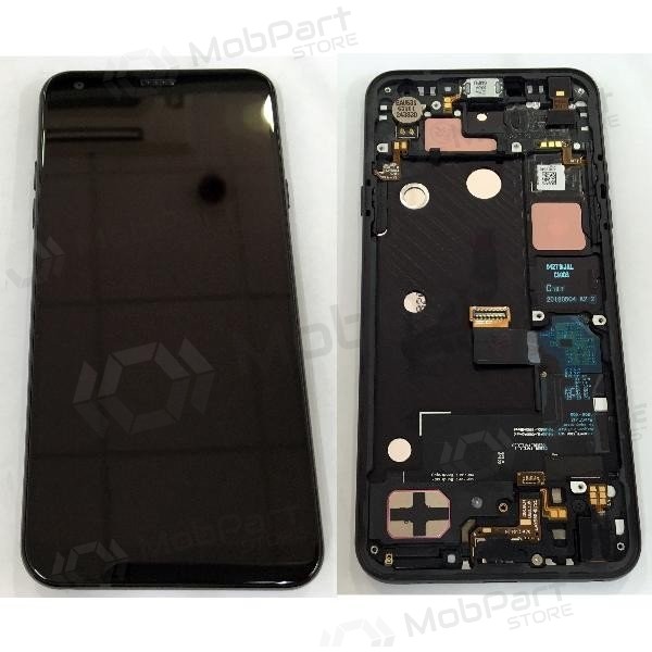 LG Q7 / Q7+ LMQ610 / Q610MA / Q610TA displej (nachový) (s rámem) (service pack) (originál)