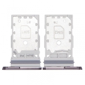 Samsung Galaxy S22 Ultra Dual SIM držák karty (černá) (originál)