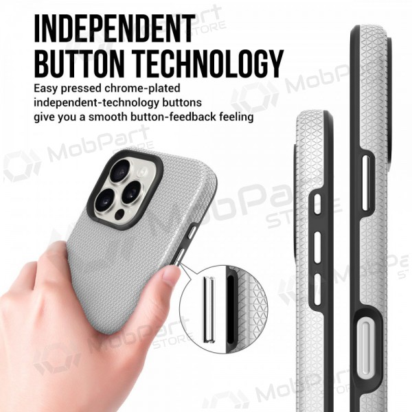 Apple iPhone 14 Pro Max pouzdro „Perfectionists“ (stříbrný)