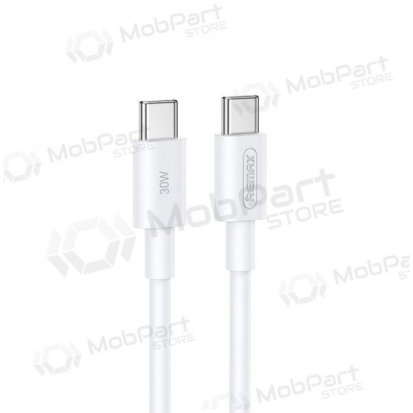 USB kabel Remax RC-C021 USB-C to USB-C 30W 1.0m bílý