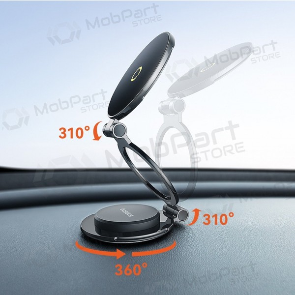 Automobilový držák telefonu Baseus MagPro II BS-CW06 na palubní desku přilepitelný na panel.