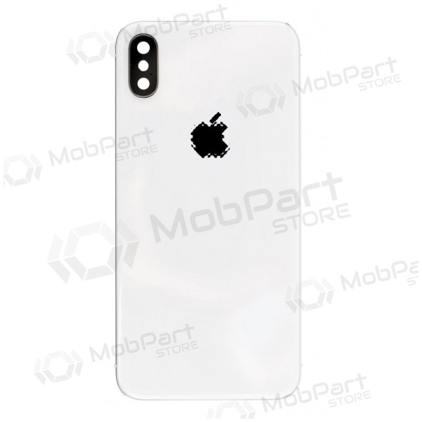 Apple iPhone X zadní kryt baterie (stříbrný) (použitý grade B, originál)