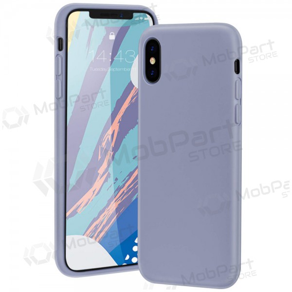 Obal Apple iPhone 11 Pro - Liquid Silicone 2.0mm (levandově šedá)