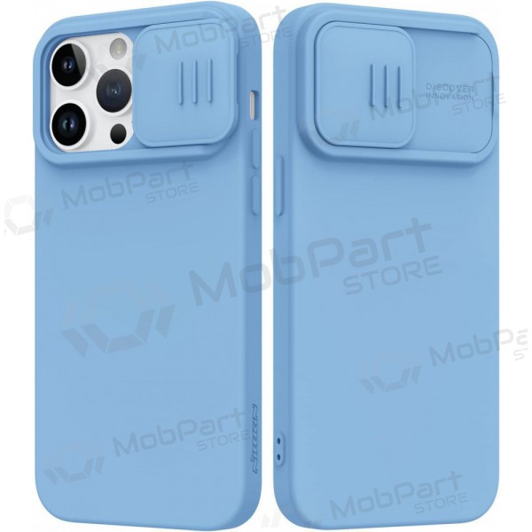 Apple iPhone 15 Pro pouzdro „Nillkin Silicone“ (světle modrá)