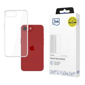 Apple iPhone 16e, 17e obal - 3MK Clear Case (průhledný)