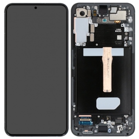Samsung Galaxy S22+ displej (grafitas) (s rámem) (originál)