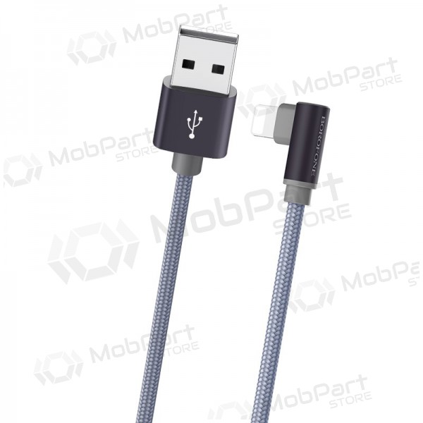 USB kabel Borofone BX26 Lightning 1.0m (šedá)