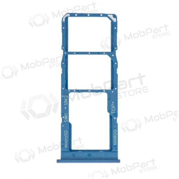 Samsung Galaxy A125 A12 / A127 A12S držák SIM karty - mėlynas - service pack - originalus