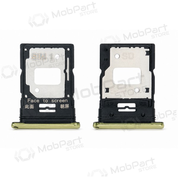 Xiaomi Mi 11 Lite 4G / 5G / 5G NE 2021 držák SIM karty (žlutý)