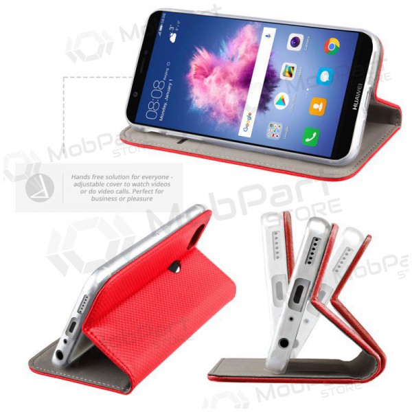 Obal Apple iPhone 13 mini - Smart Magnet (červený)