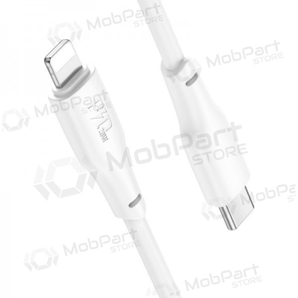 Lightning kabel Hoco X93 USB-C na Lightning 2 m PD 20 W bílý