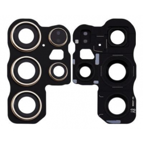 Samsung Galaxy S24 Ultra sklo fotoaparátu (s rámečkem) (černý)