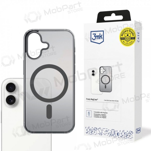 Obal Apple iPhone 16 Pro Max - 3mk Frosty MagCase (černý)