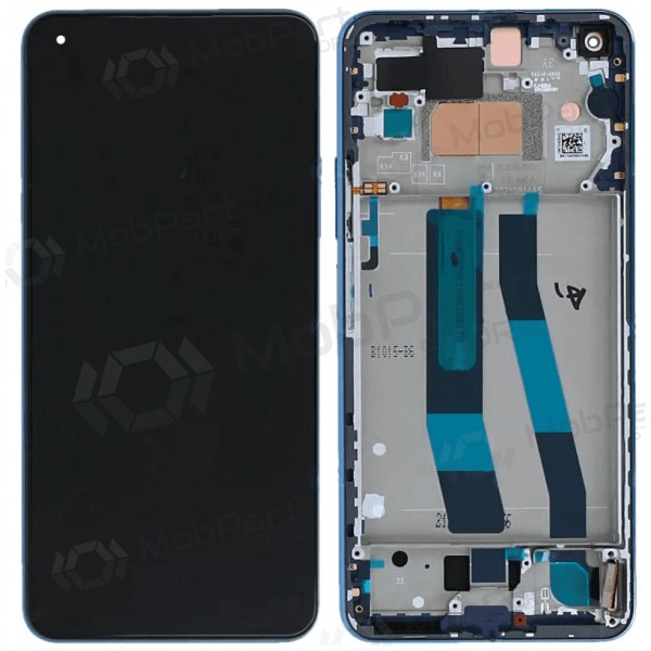 Xiaomi 11 Lite 5G NE displej (modrý) (s rámem) (originál)