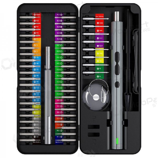 Elektrinis atsuktuvas UF-TOOLS - N20 su 58ks antgalių rinkiniu